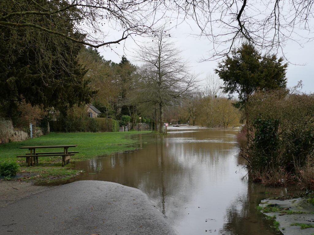 Brain sur Vilaine est en crue