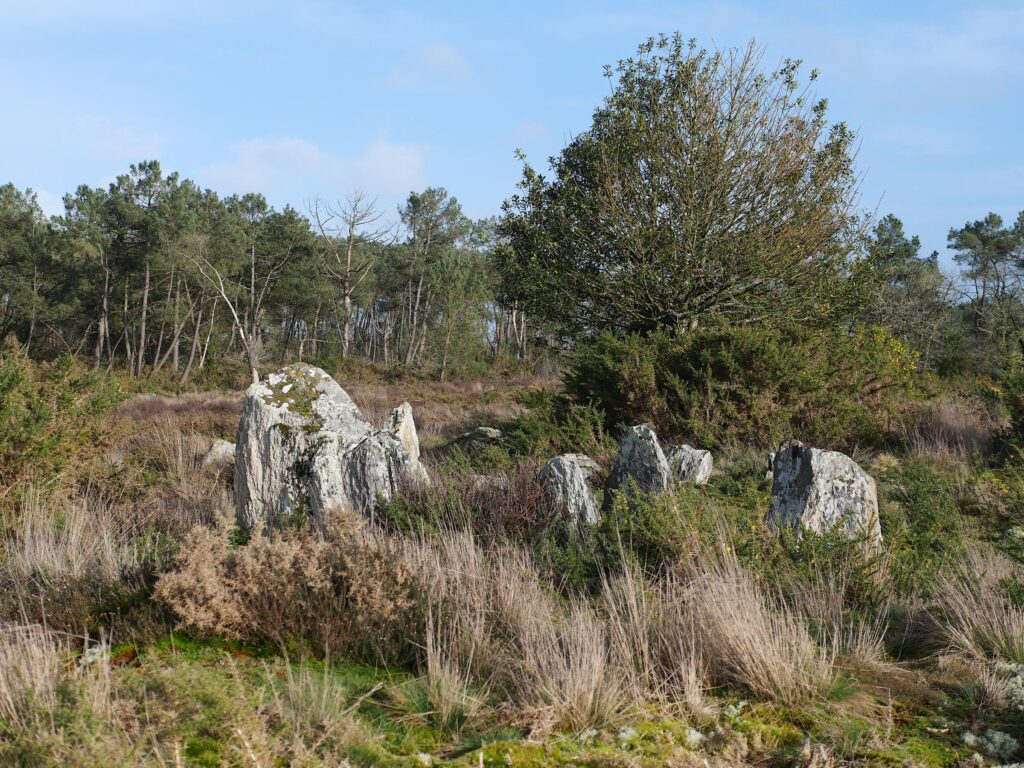 Gremel, mégalithes dans la lande
