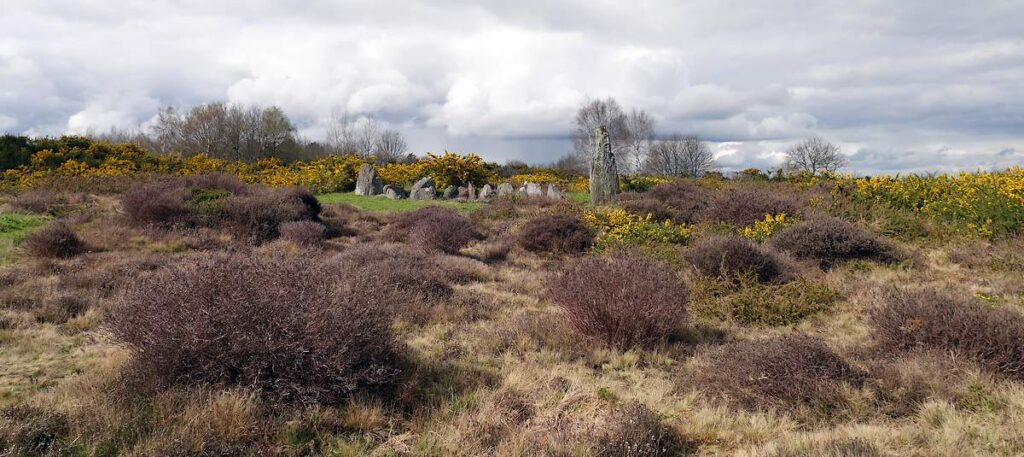 Dolmen Nord Croix Saint-Pierre, site mégalithique des Landes de Cojoux, Saint-Just
