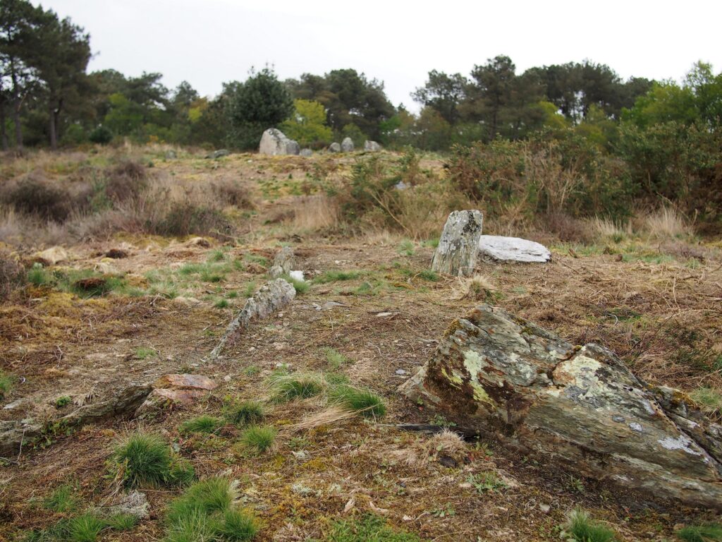 la lande de Gremel et ses mégalithes à St Just