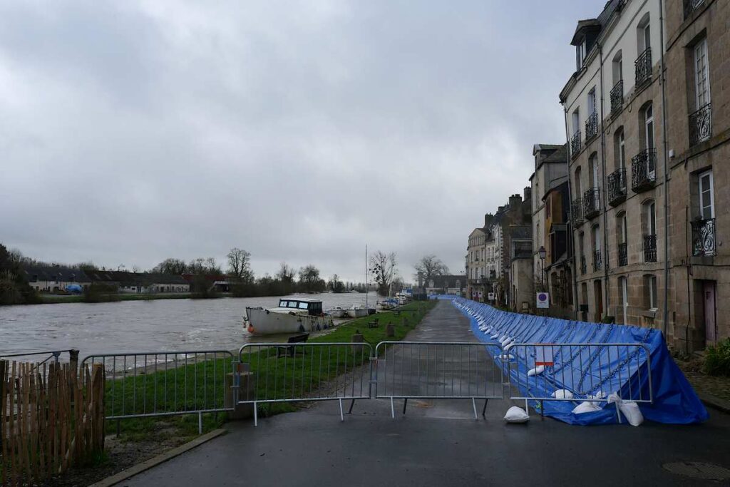 Les brrières de protection anti-crues à Redon, 2026