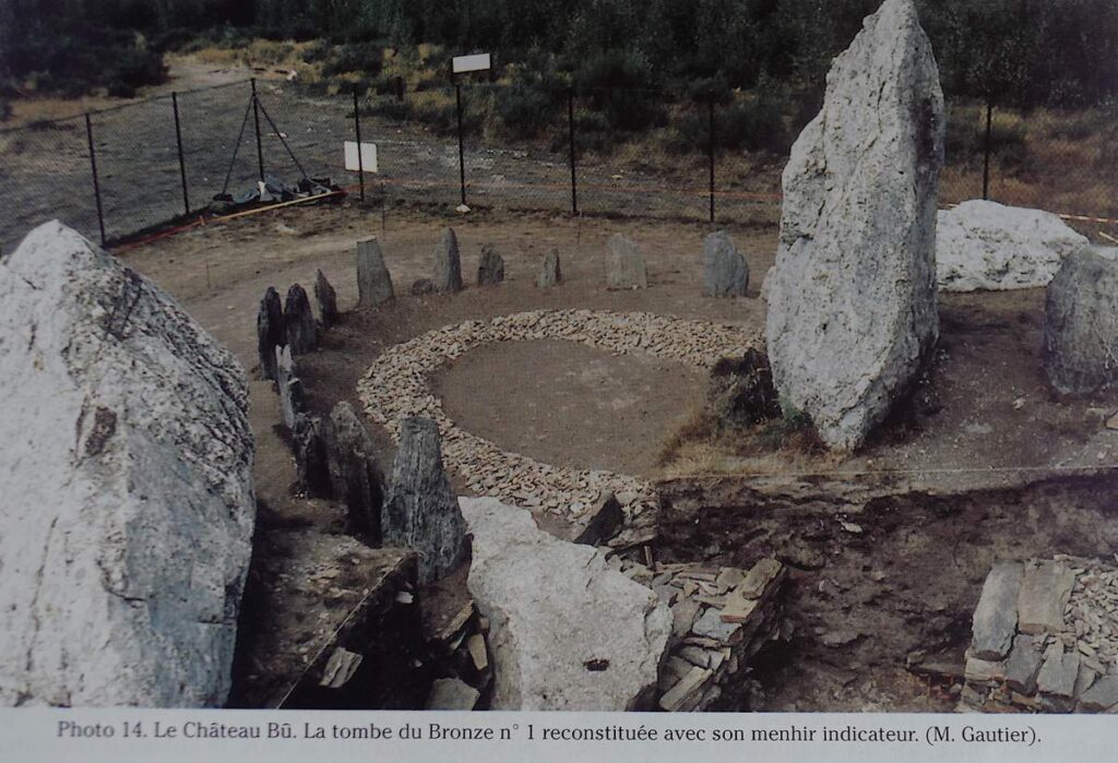 Fouilles du Chateau-bû, tumulus saint just briard (35)
