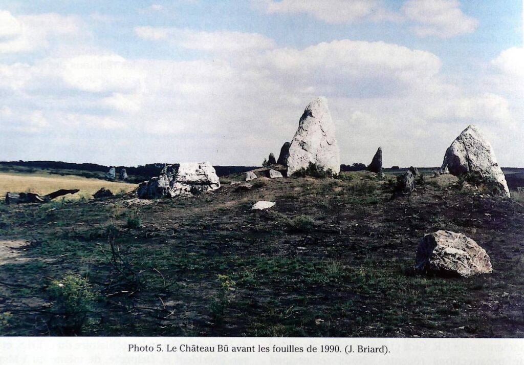 photographie ancienne représentant le Château bû