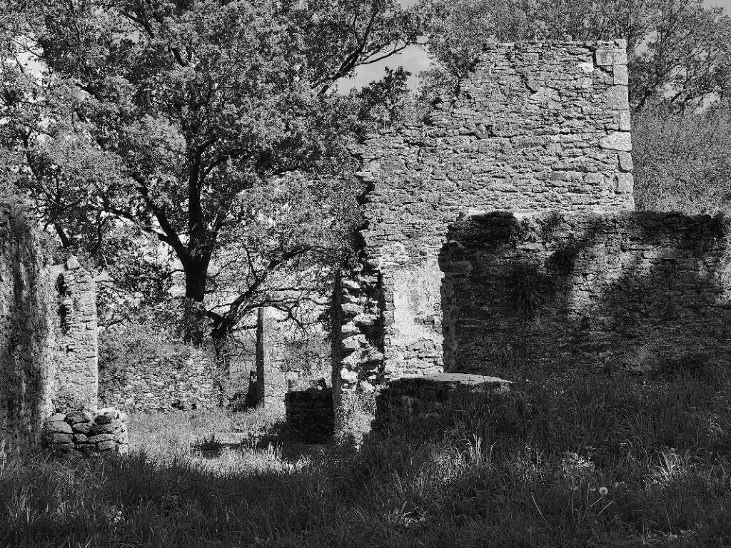 les ruines de l'église saint-jean