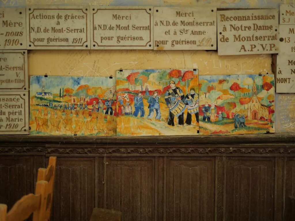 quelques gouaches représentant une procession