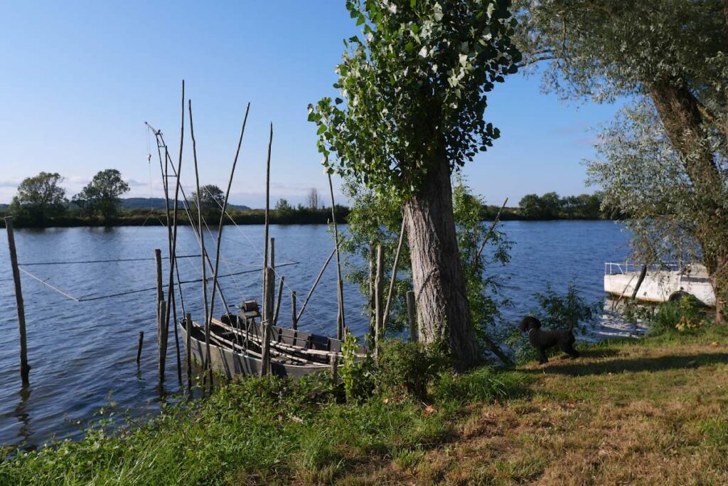 Barques sur la Vilaine à l'écluse du Bellion, Fégréac