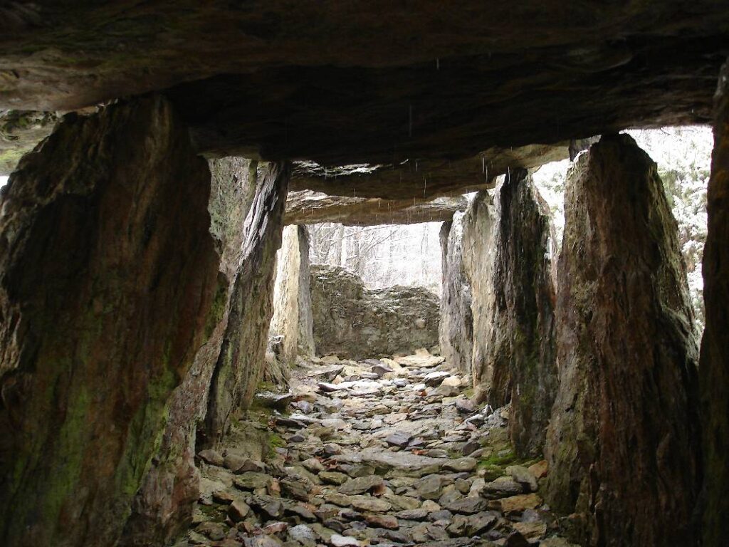 L'allée couverte de Tréal, son intérieur