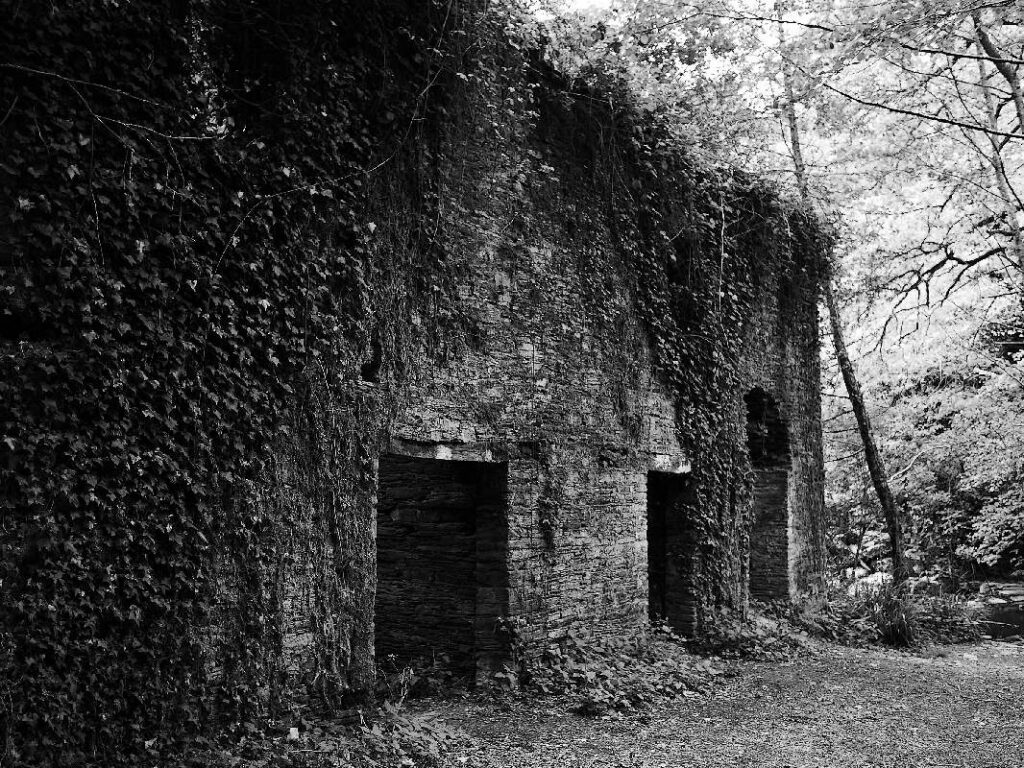 Ancien moulin en ruine au bord du Don.