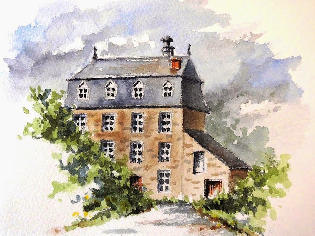 le moulin de Gouro, peint par Bonnie Britt