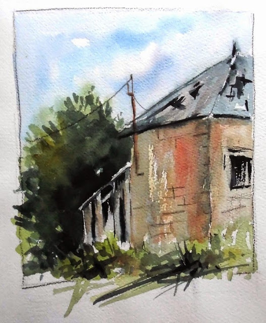 Le moulin de Gouro, peint par Bonnie Britt