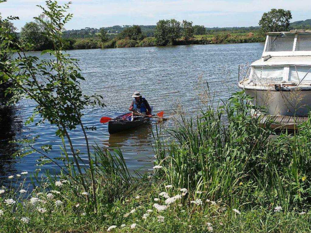 Promenade sur la Vilaine à l'écluse du Bellion, Fégréac