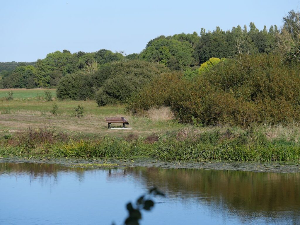 Le banc, à l'embouchure de la Chère et de la Vilaine