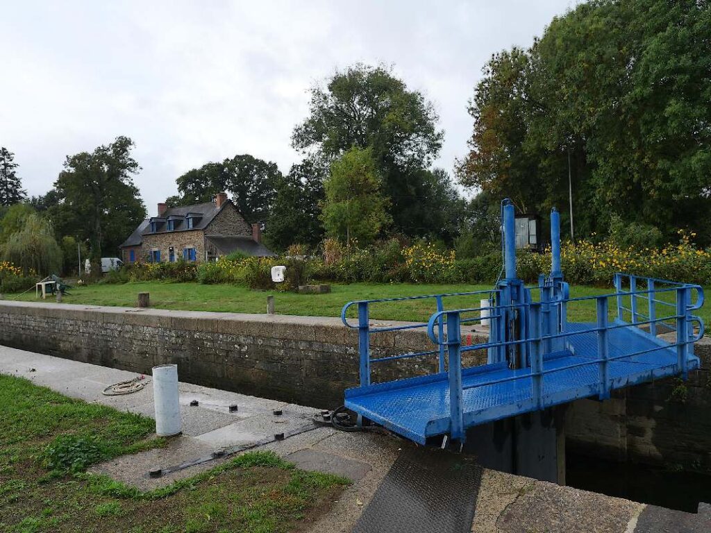 L'écluse de Mâlon en 2019