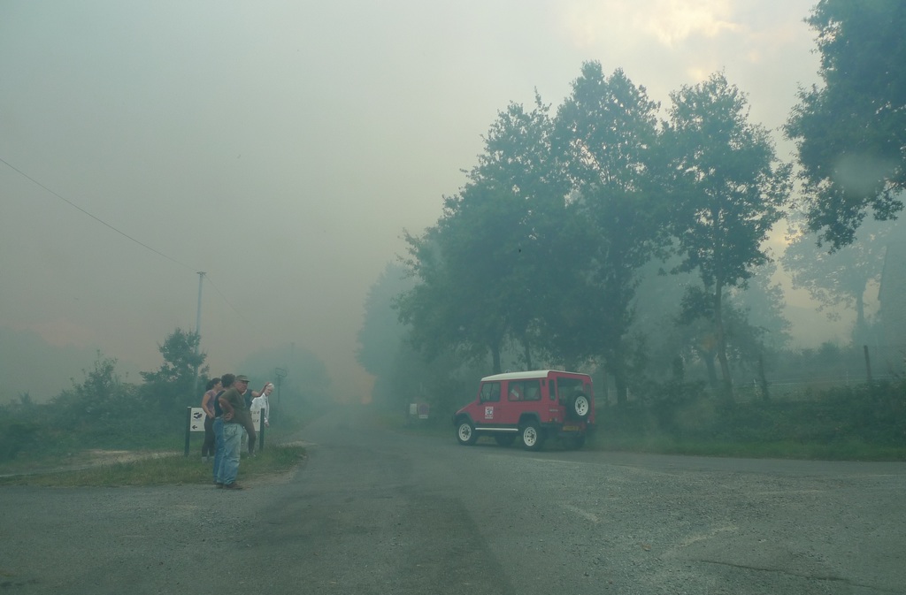 Peès du village du Chataignier, on ne voit plus grand chose