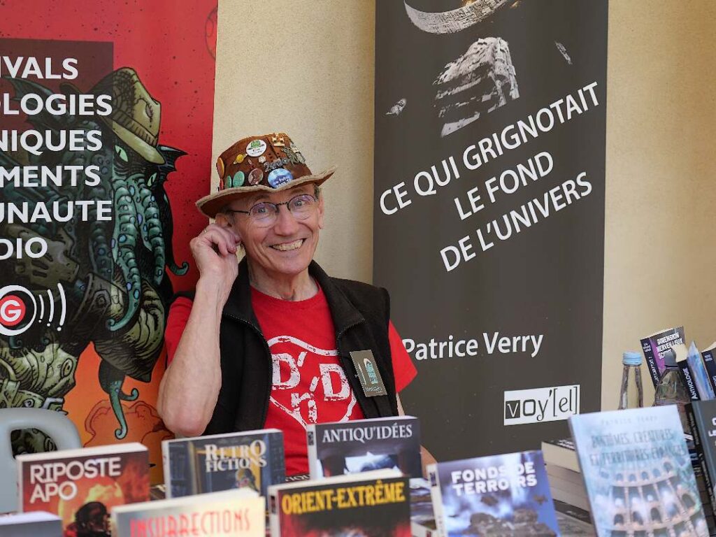 Auteurs, éditeurs du festival Mysteriales , littératures de l'imaginaire, à Redon, en 2022