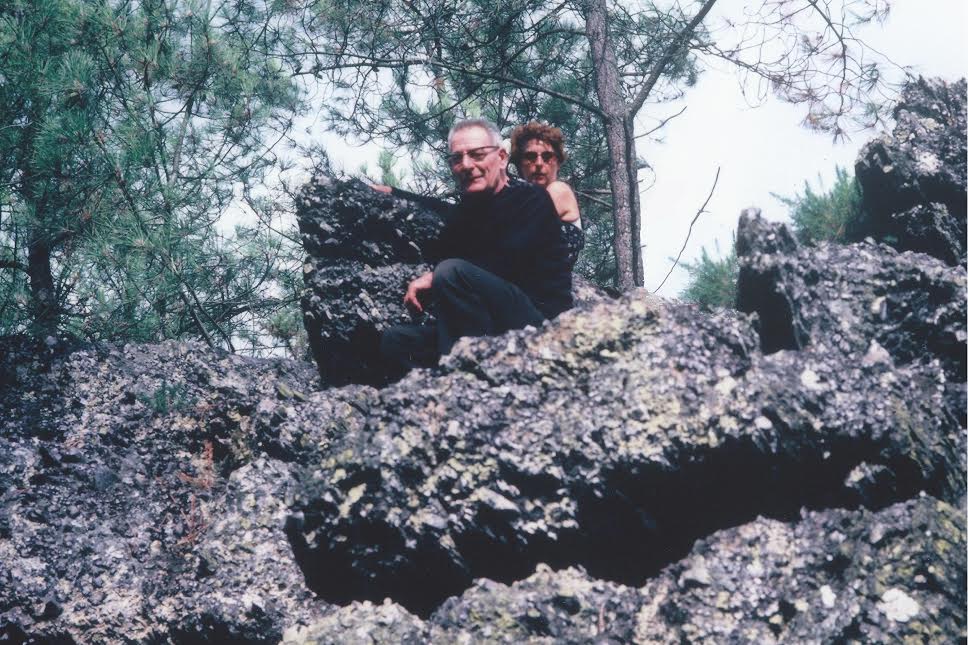 Le site d'escalade de St-Just en 1975, abbé Corbe.