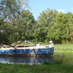 Le Conde, bateau en bois de Redon, dur la Vilaine