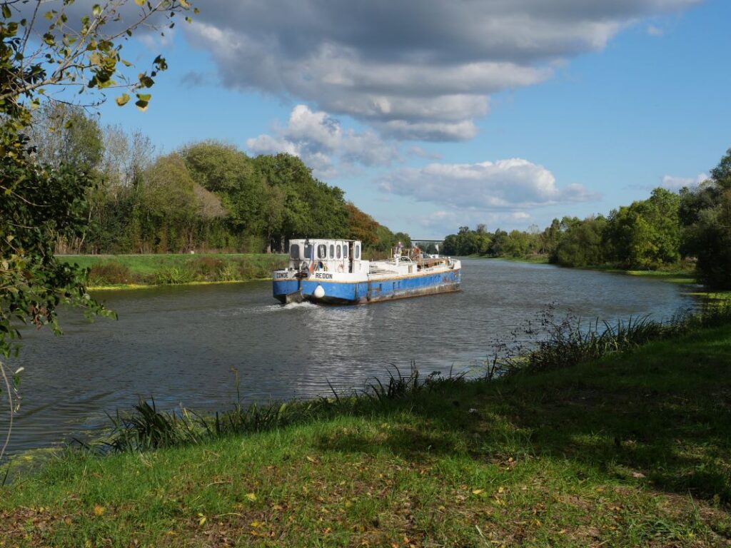 Bateau sur la vilaine, le Conde, de Redon