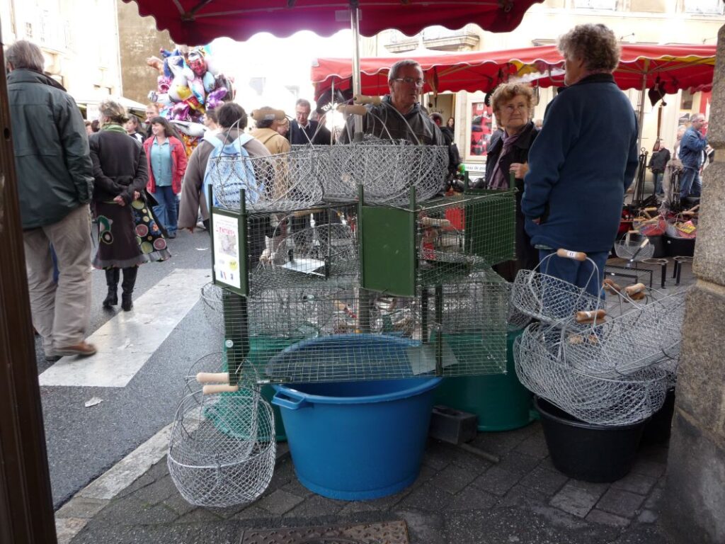 paniers à chataignes à la Teillouse de Redon, en 2009
